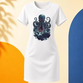 Šaty - Kraken - Pohádka o temných hlubinách